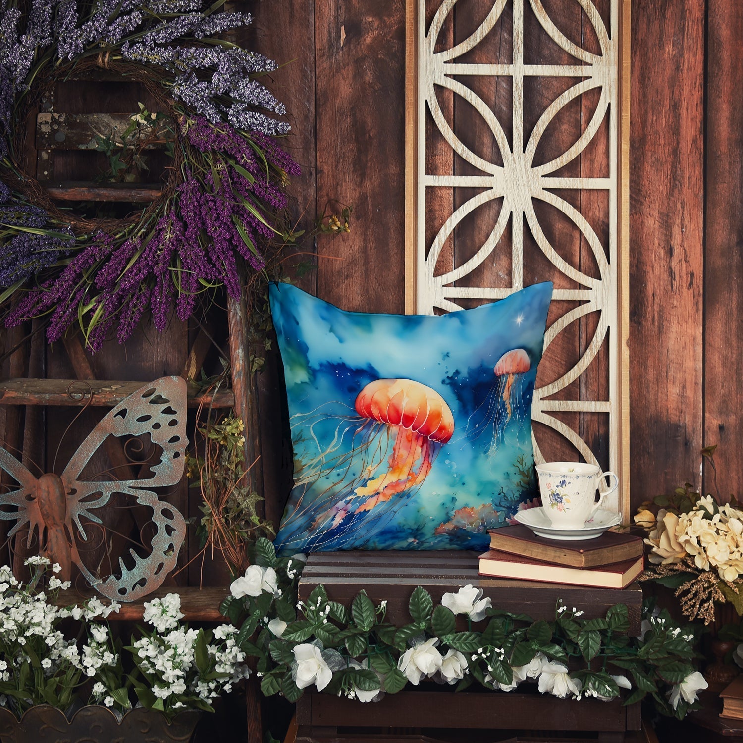 Jellyfish Throw Pillow - One Color / One Size - Home & Garden - Home Textile - Pillows
