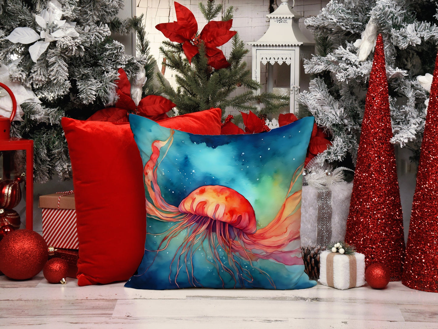 Jellyfish Throw Pillow - One Color / One Size - Home & Garden - Home Textile - Pillows