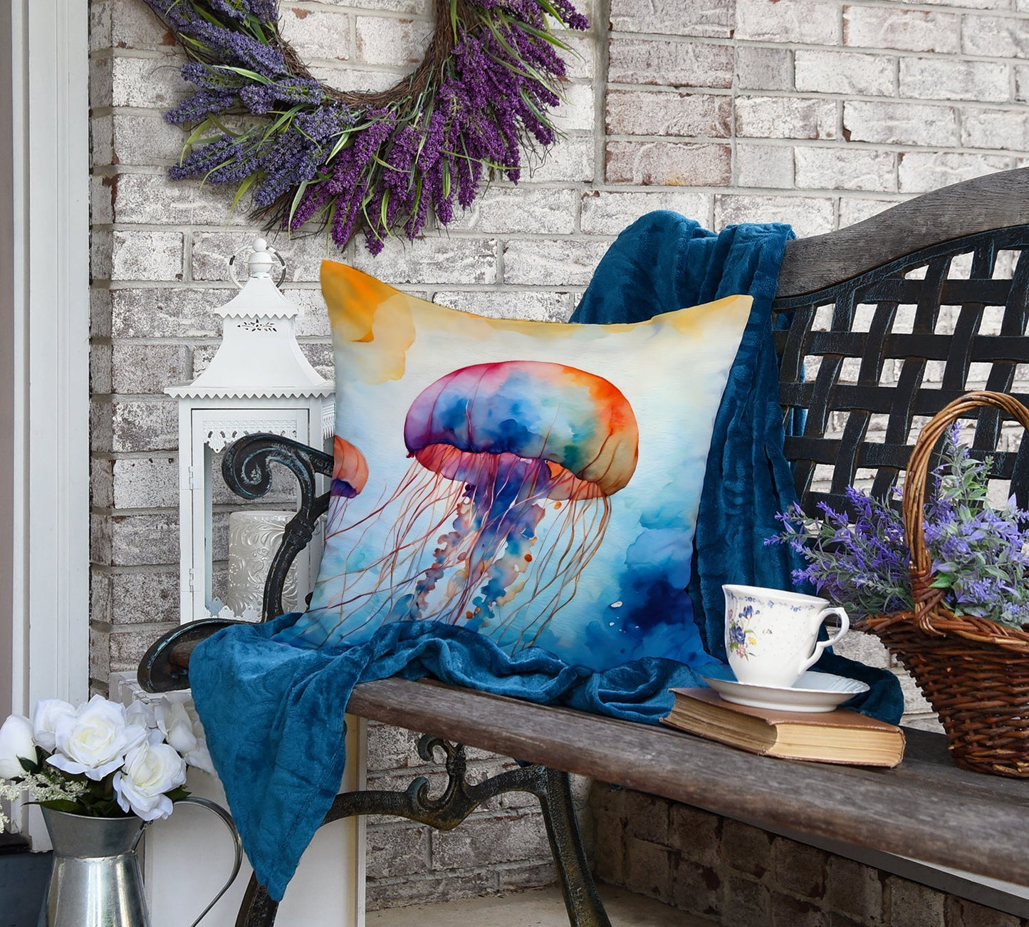 Jellyfish Throw Pillow - One Color / One Size - Home & Garden - Home Textile - Pillows
