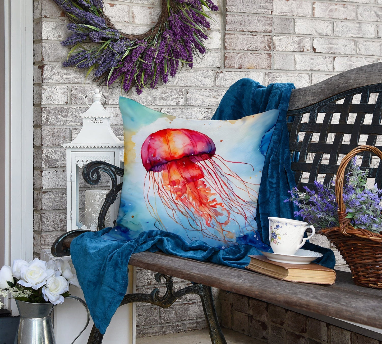 Jellyfish Throw Pillow - One Color / One Size - Home & Garden - Home Textile - Pillows