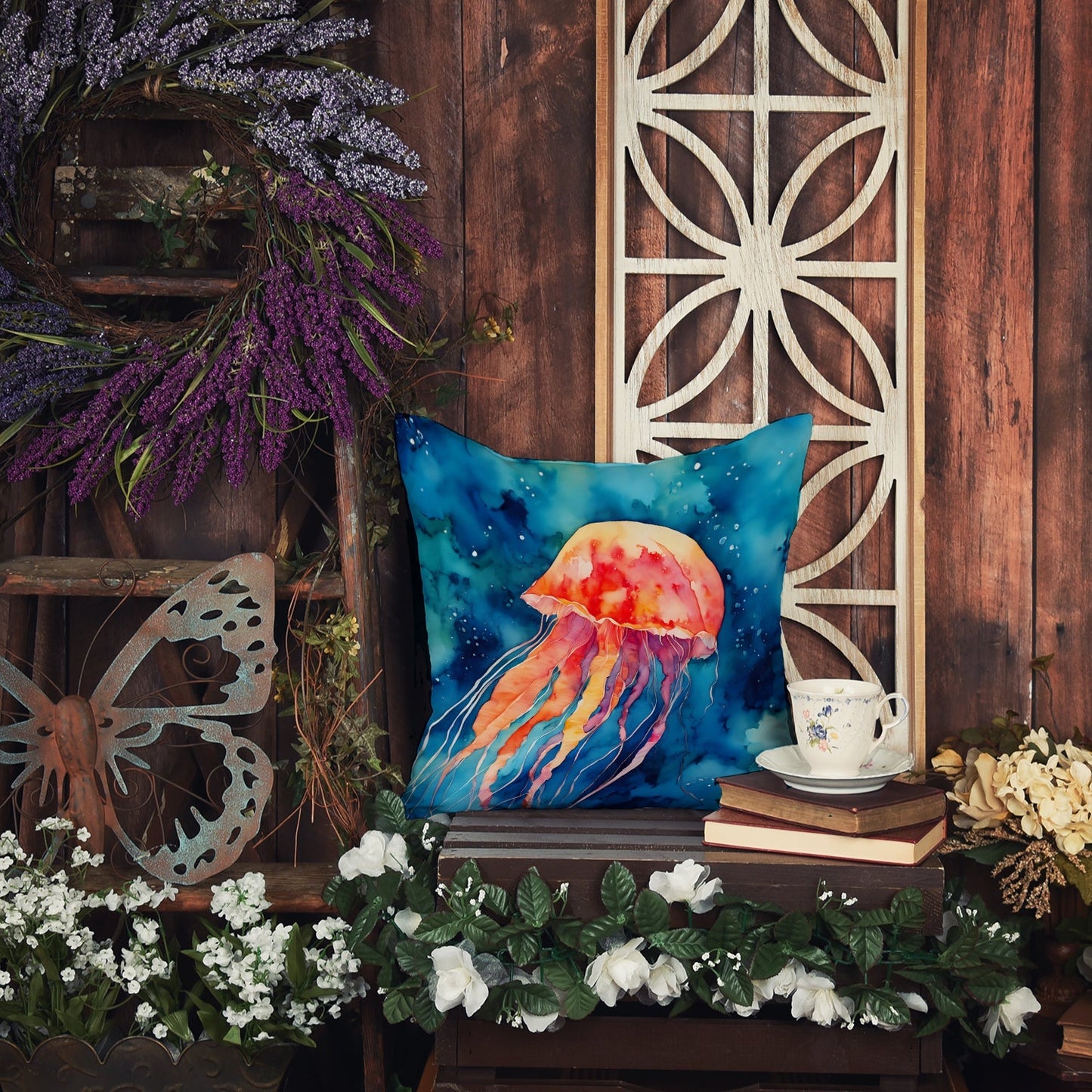 Jellyfish Throw Pillow - One Color / One Size - Home & Garden - Home Textile - Pillows