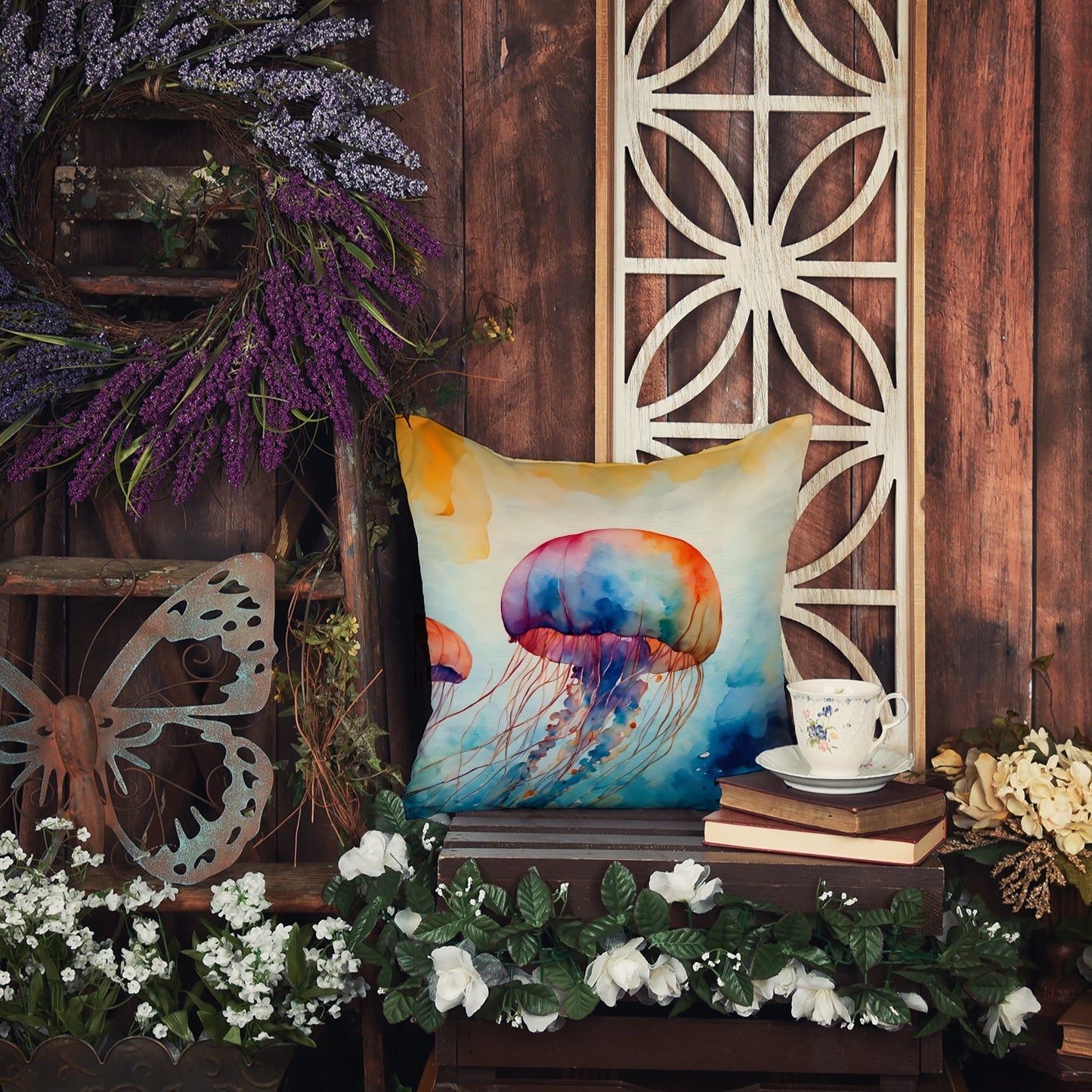Jellyfish Throw Pillow - One Color / One Size - Home & Garden - Home Textile - Pillows