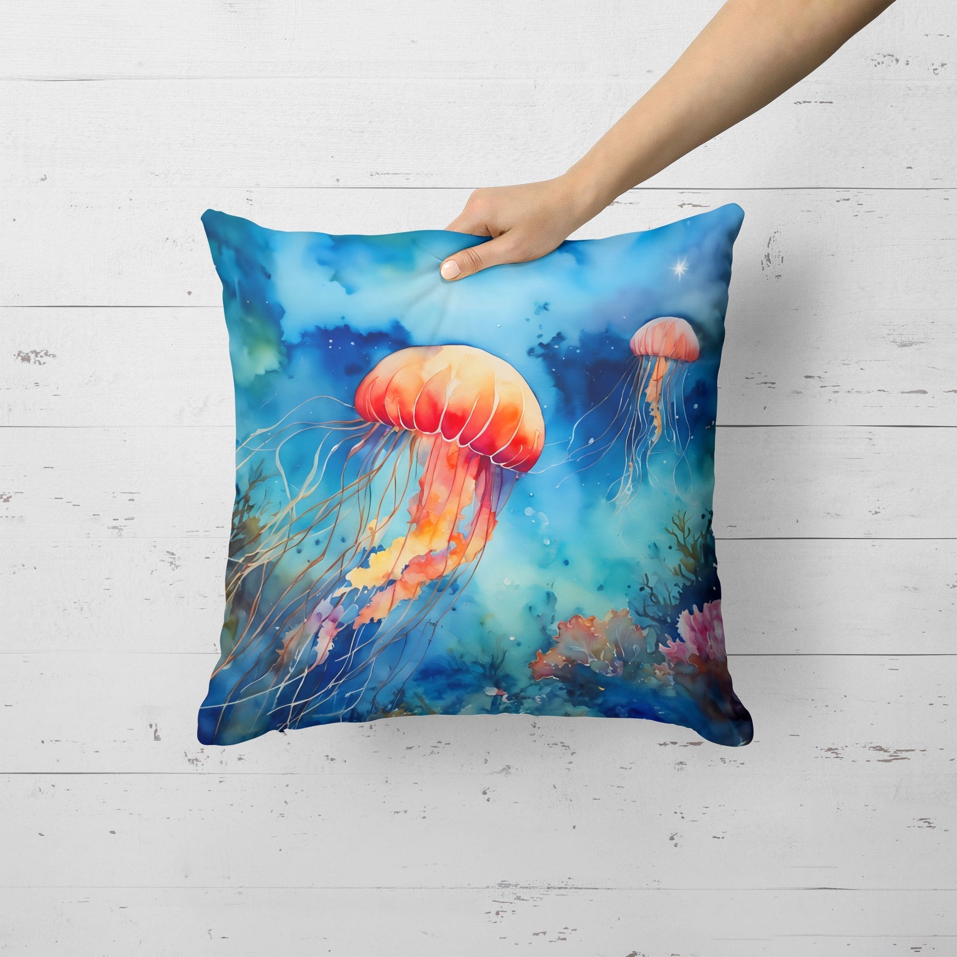 Jellyfish Throw Pillow - One Color / One Size - Home & Garden - Home Textile - Pillows
