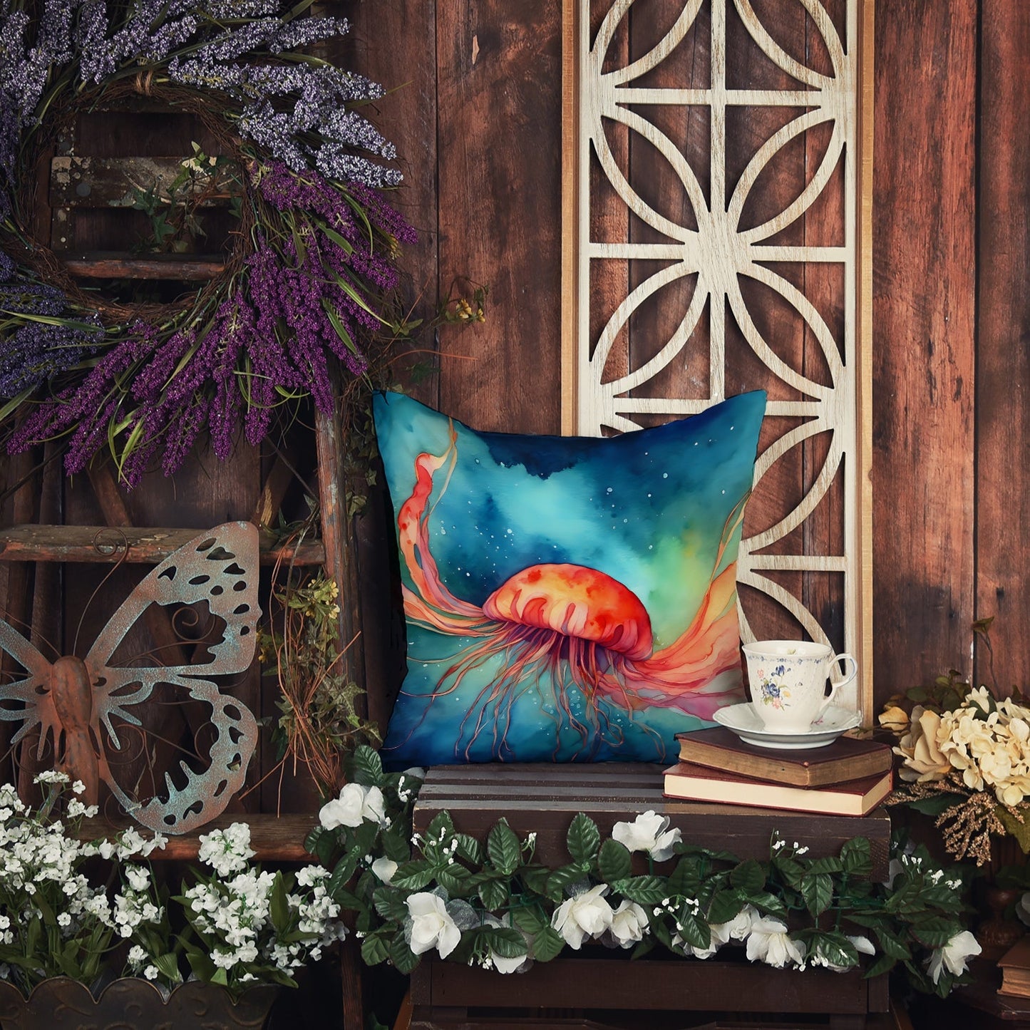 Jellyfish Throw Pillow - One Color / One Size - Home & Garden - Home Textile - Pillows