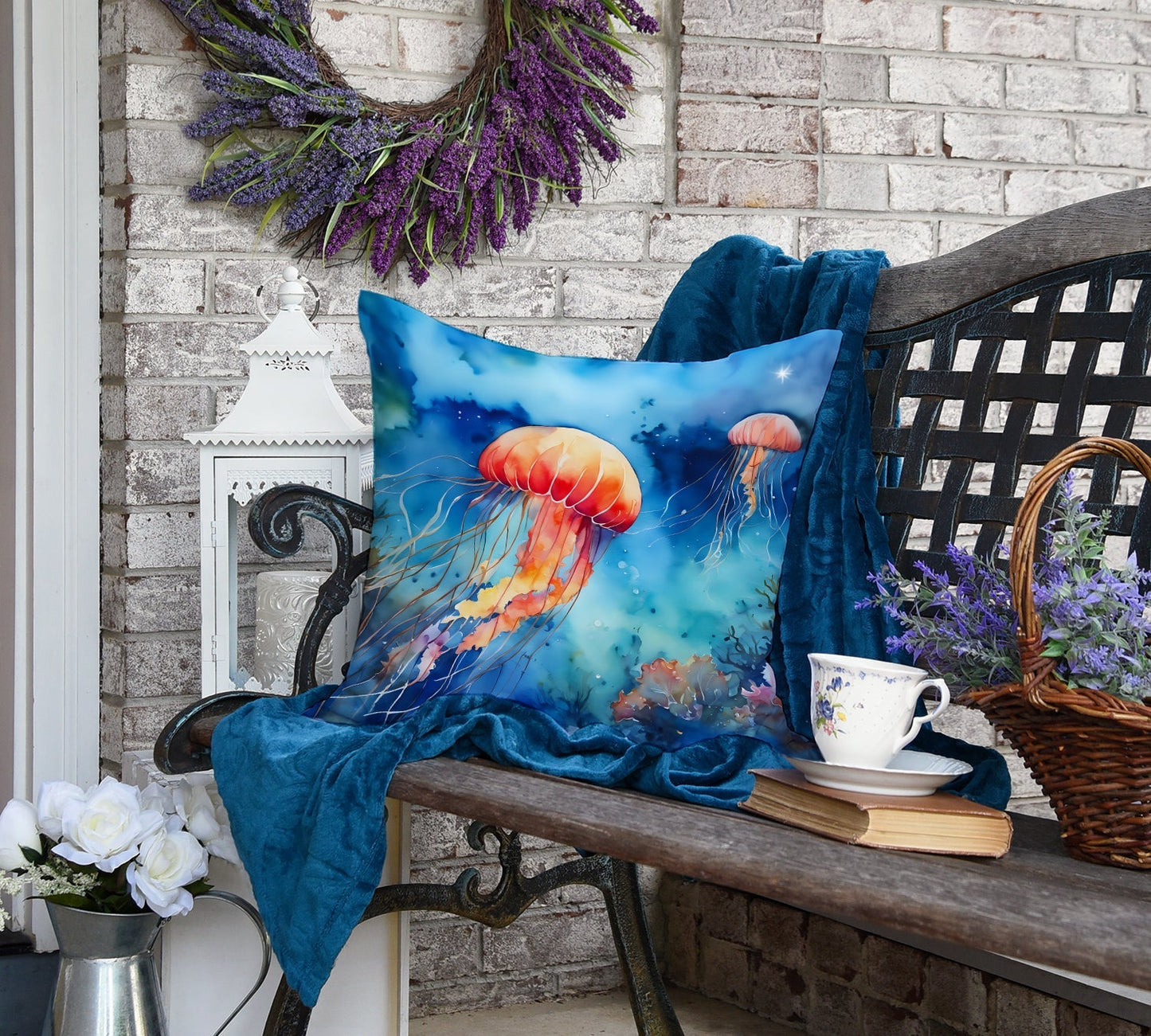 Jellyfish Throw Pillow - One Color / One Size - Home & Garden - Home Textile - Pillows