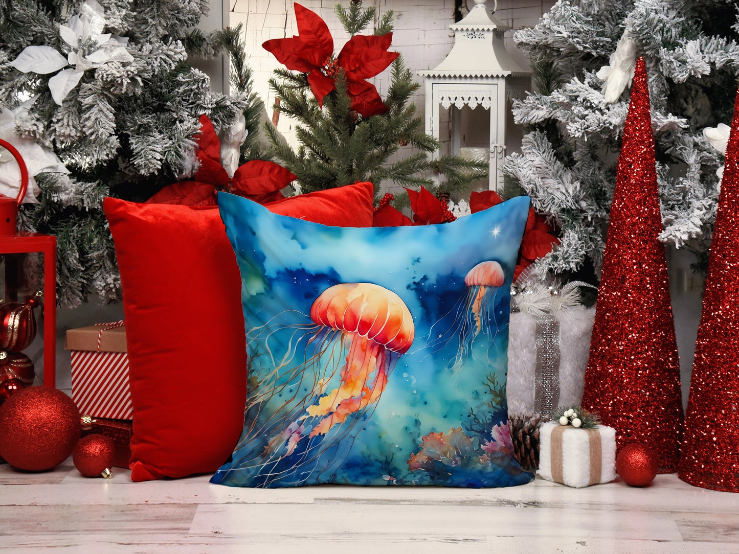 Jellyfish Throw Pillow - One Color / One Size - Home & Garden - Home Textile - Pillows