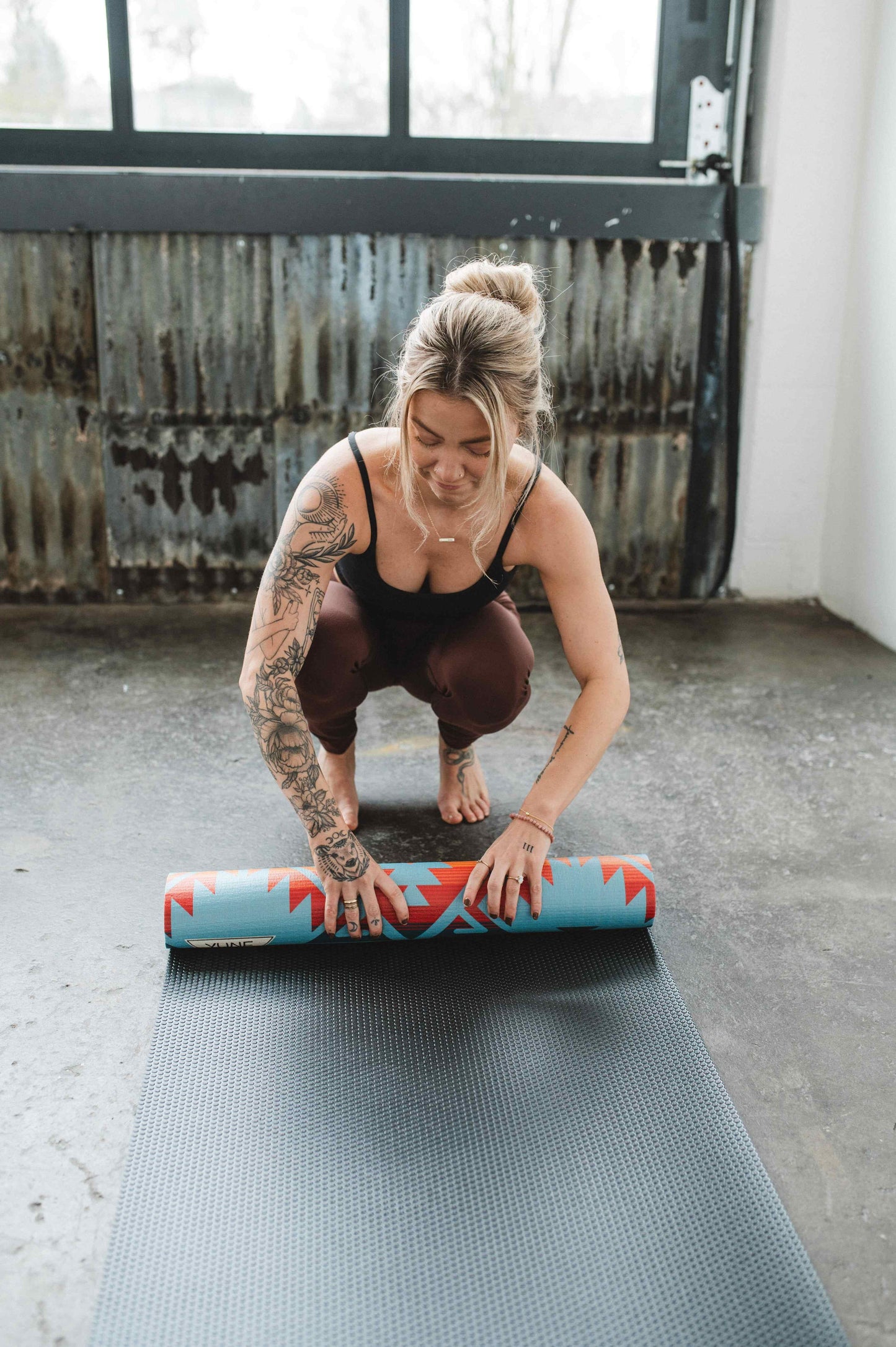 Jerome Turquoise Yoga Mat – 6 Mm Extra Thick Double-Sided Non-Slip - One Color / One Size - Sports & Entertainment