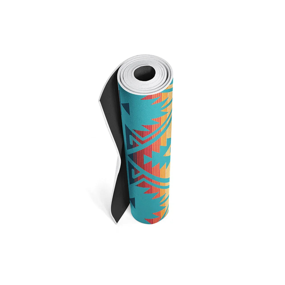 Jerome Turquoise Yoga Mat – 6 Mm Extra Thick Double-Sided Non-Slip - One Color / One Size - Sports & Entertainment
