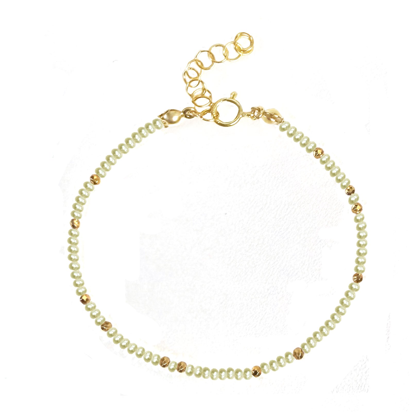 June Birthstone Bracelet - Pearl - One Color / One Size - Jewelry & Accessories - Bracelets & Bangles - Strand Bracelets