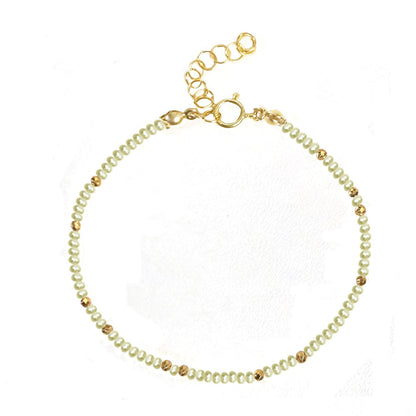 June Birthstone Bracelet - Pearl - One Color / One Size - Jewelry & Accessories - Bracelets & Bangles - Strand Bracelets