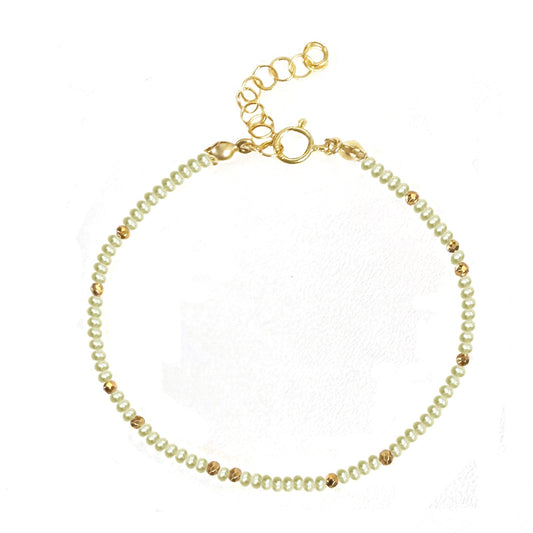 June Birthstone Bracelet - Pearl - One Color / One Size - Jewelry & Accessories - Bracelets & Bangles - Strand Bracelets