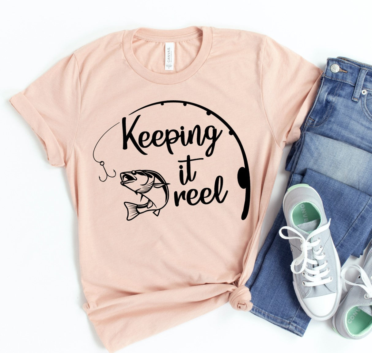 Keeping It Reel T-Shirt - Women’s Fashion - Women’s Clothing - Tops & Tees - T-Shirts