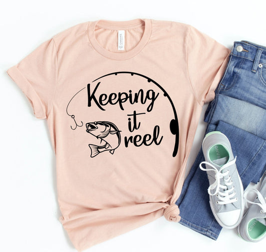 Keeping It Reel T-Shirt - Women’s Fashion - Women’s Clothing - Tops & Tees - T-Shirts