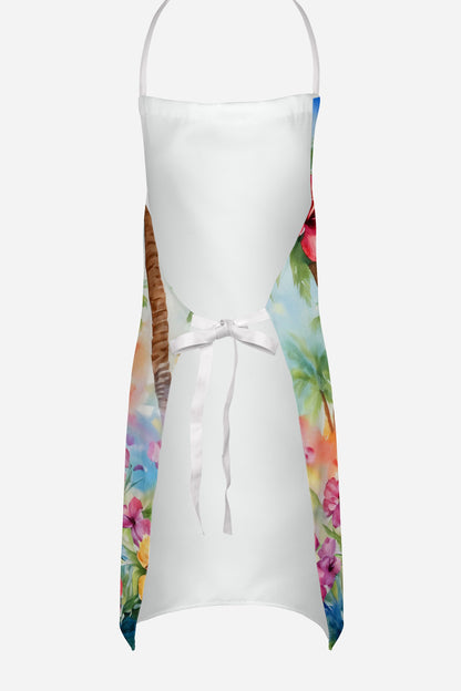 Keeshond Luau Apron - One Color / One Size - Home & Garden - Kitchen Dining & Bar - Table Decoration & Accessories
