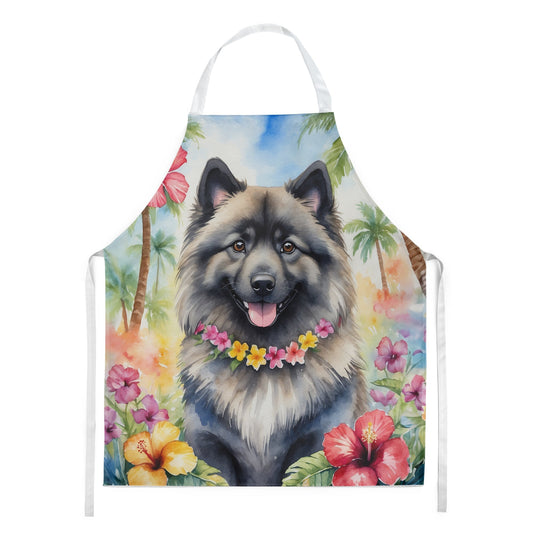 Keeshond Luau Apron - One Color / One Size - Home & Garden - Kitchen Dining & Bar - Table Decoration & Accessories