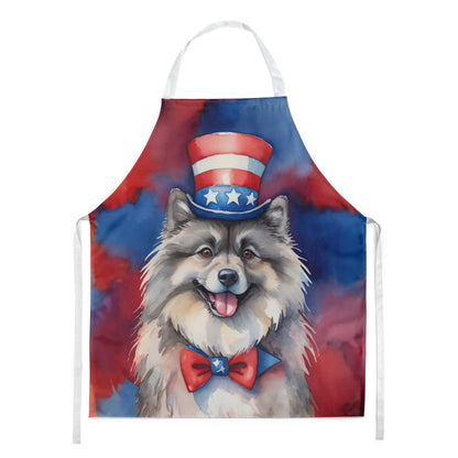 Keeshond Patriotic American Apron - One Color / One Size - Home & Garden - Kitchen Dining & Bar - Table Decoration &