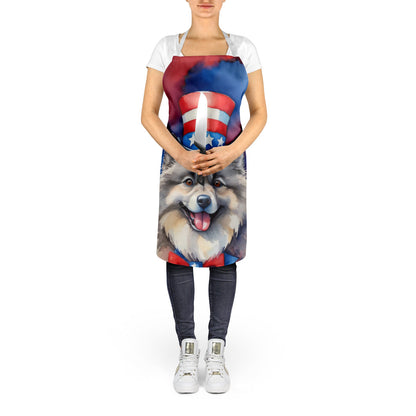 Keeshond Patriotic American Apron - One Color / One Size - Home & Garden - Kitchen Dining & Bar - Table Decoration &