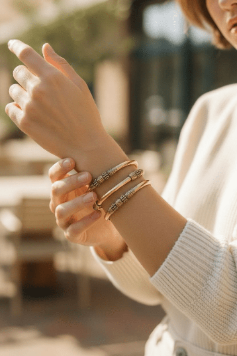 Khuul Khal Semi-Cuff - Jewelry & Accessories - Bracelets & Bangles - Cuff Bracelets