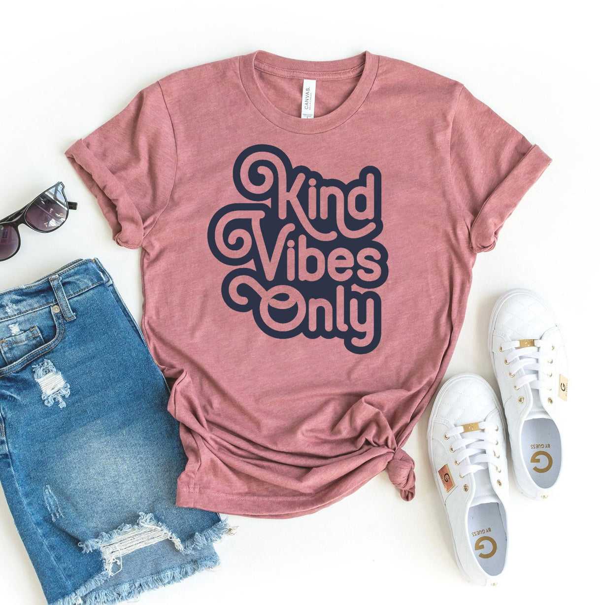 Kind Vibes Only T-Shirt - Women’s Fashion - Women’s Clothing - Tops & Tees - T-Shirts