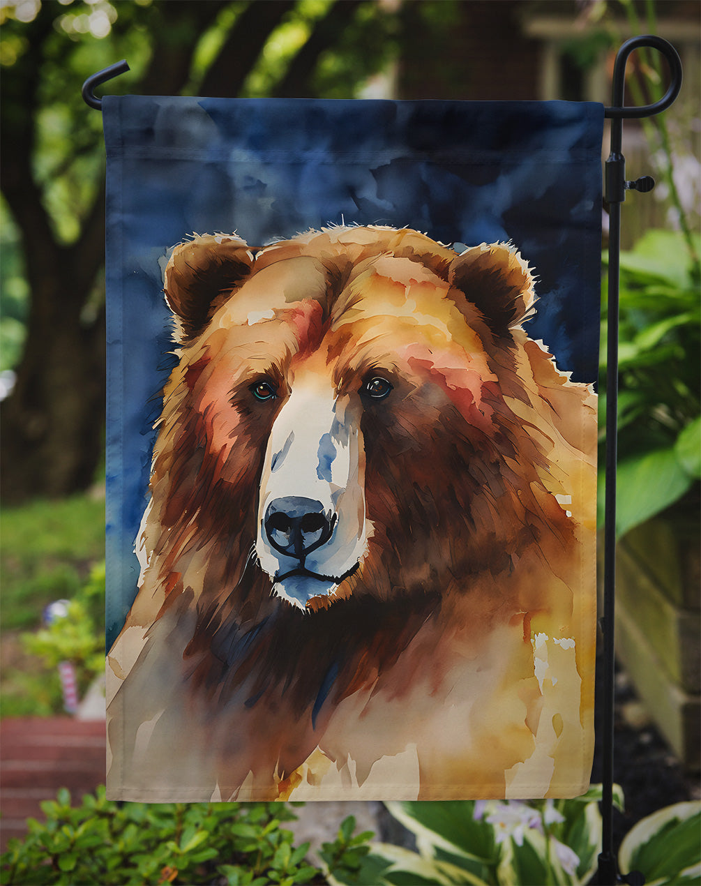 Kodiak Bear Garden Flag - One Color / One Size - Home & Garden - Home Decor - Flags Banners & Accessories