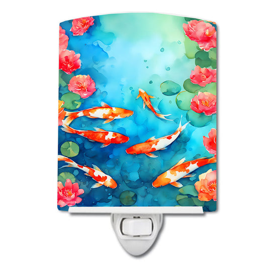 Koi Fish Ceramic Night Light - One Color / One Size - Home & Garden - Home Improvement - Lights & Lighting - Night