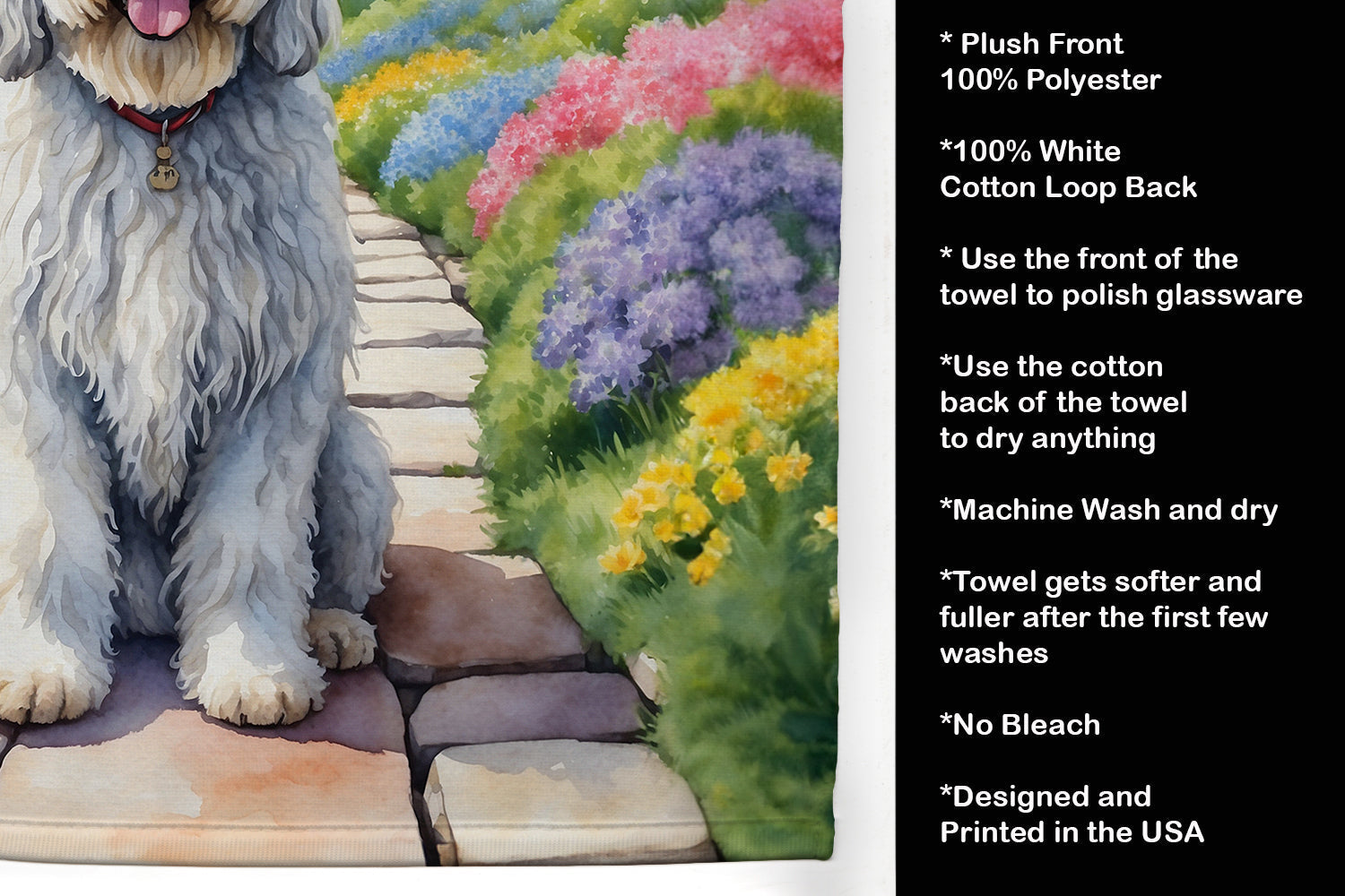 Komondor Spring Path Kitchen Towel - One Color / One Size - Home & Garden - Home Textile - Towels
