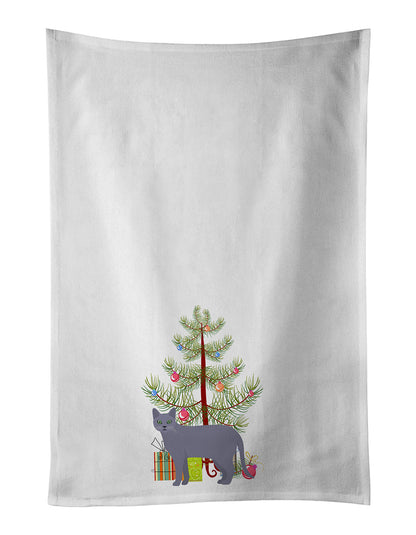 Korat Cat Christmas Kitchen Towel Set of 2 - One Color / One Size - Home & Garden - Home Textile - Towels