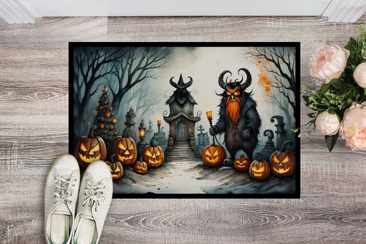 Krampus the Christmas Demon Spooky Halloween Doormat - One Color / One Size - Home & Garden - Home Textile - Carpets &