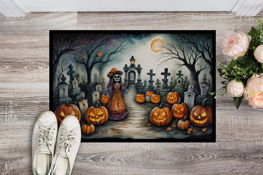 La Catrina Skeleton Spooky Halloween Doormat - One Color / One Size - Home & Garden - Home Textile - Carpets & Rugs
