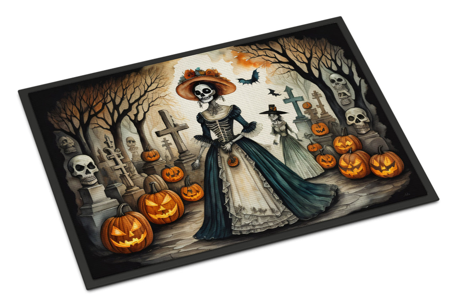 La Catrina Skeleton Spooky Halloween Doormat - One Color / One Size - Home & Garden - Home Textile - Carpets & Rugs