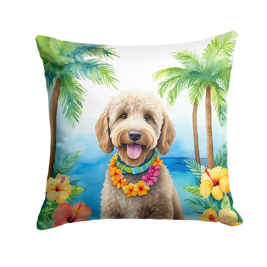 Labradoodle Luau Throw Pillow - One Color / One Size - Home & Garden - Home Textile - Pillows