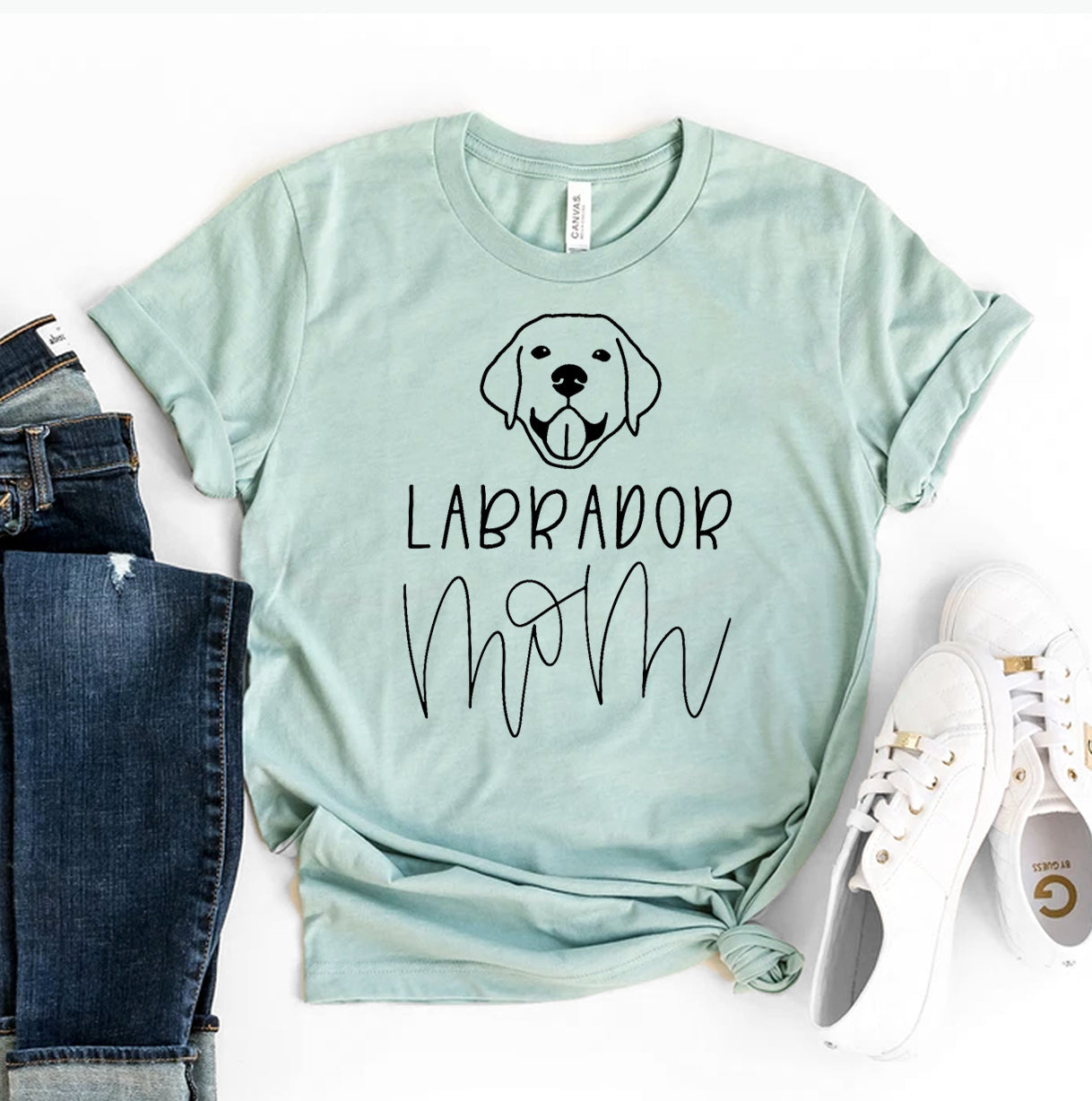 Labrador Mom T-Shirt - Women’s Fashion - Women’s Clothing - Tops & Tees - T-Shirts