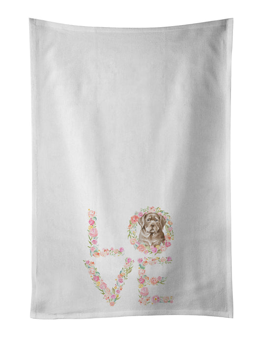 Labrador Retriever #3 LOVE Kitchen Towel Set of 2 - One Color / One Size - Home & Garden - Home Textile - Towels