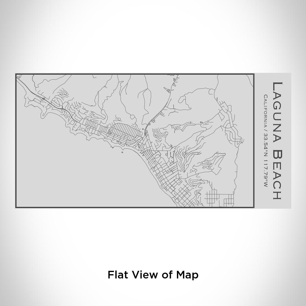 Laguna Beach - California Map Insulated Bottle - Drinkware