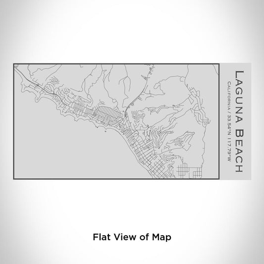 Laguna Beach - California Map Insulated Bottle - Drinkware