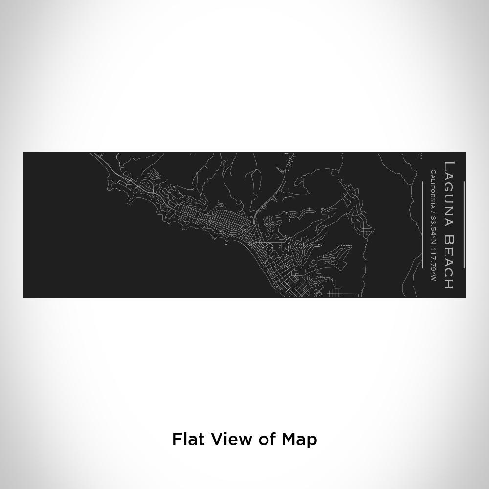 Laguna Beach - California Map Insulated Cup in Matte Black - Drinkware