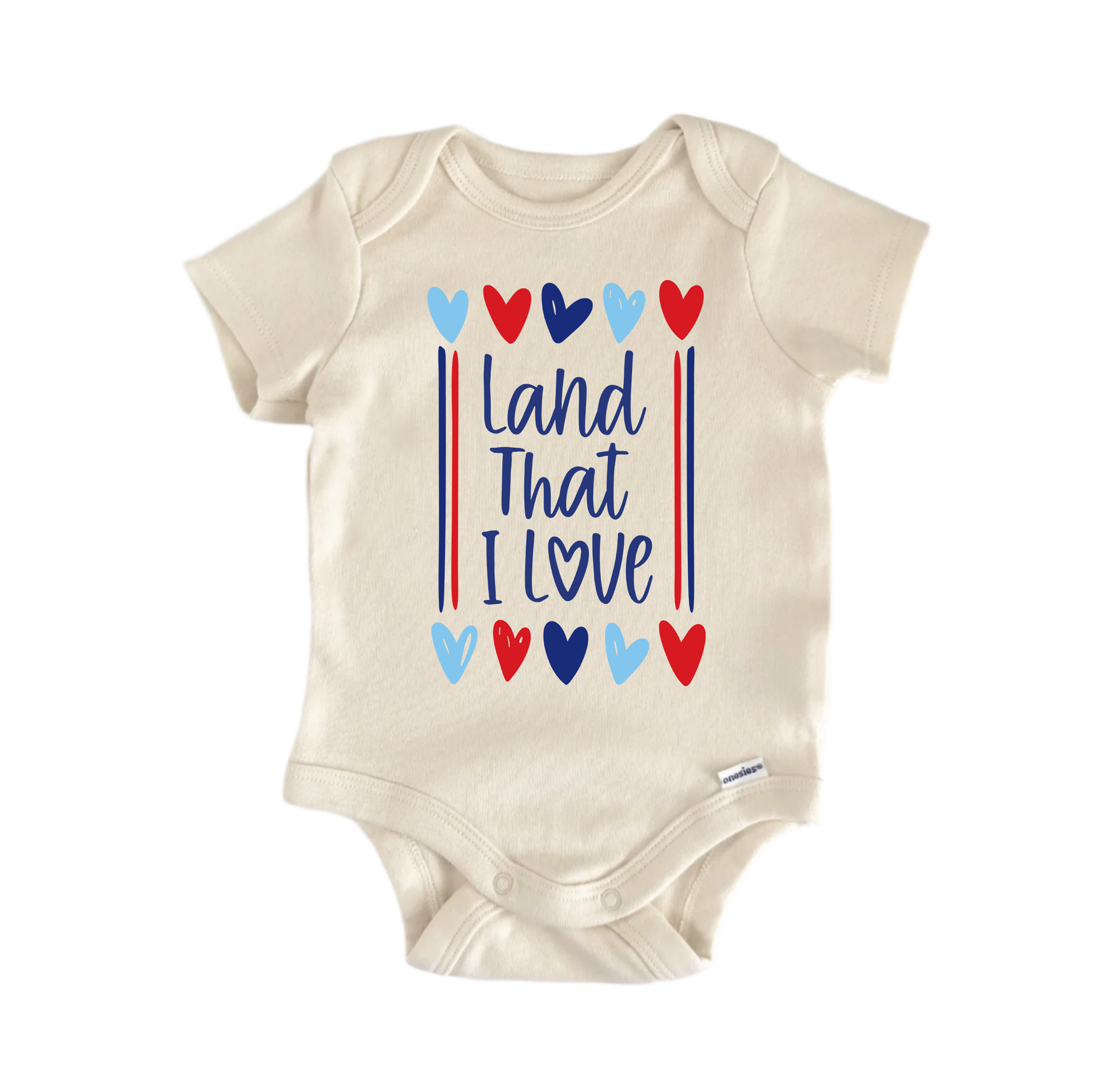 Land That I Love July 4th Patriotic - Baby Boy Girl Clothes Bodysuit - Kids & Babies - Mother & Kids - Boys’ Baby