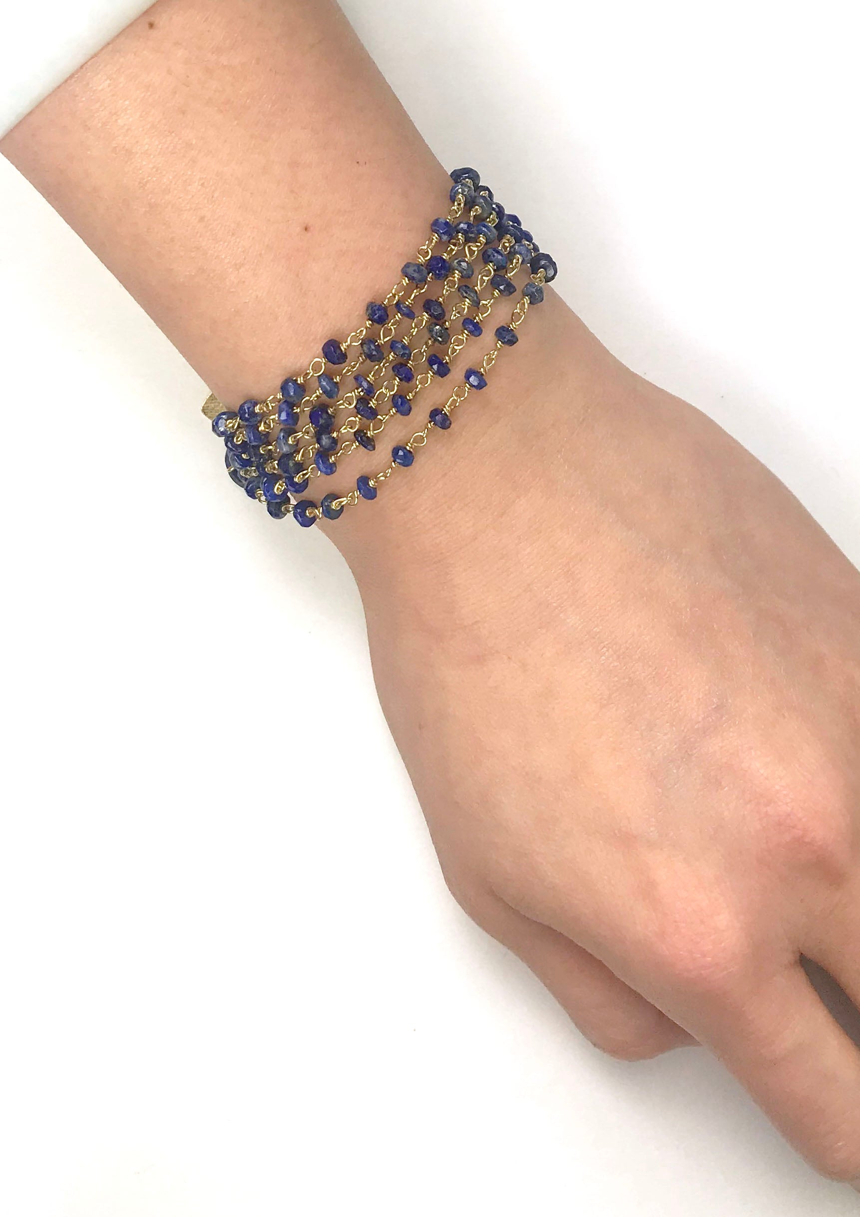 Lapis Lazuli Bracelet - One Color / One Size - Jewelry & Accessories - Bracelets & Bangles