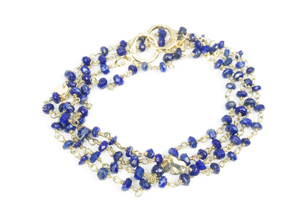 Lapis Lazuli Heart Convertible Mask Necklace - One Color / One Size - Jewelry & Accessories - Necklaces & Pendants