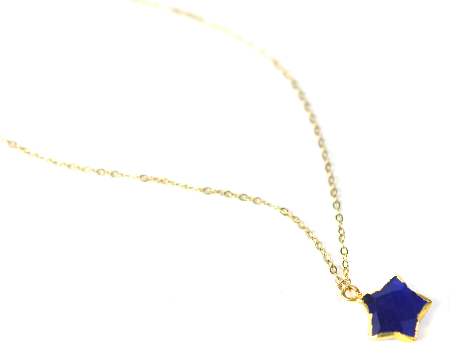 Lapis Lazuli Star Necklace - One Color / One Size - Jewelry & Accessories - Necklaces & Pendants