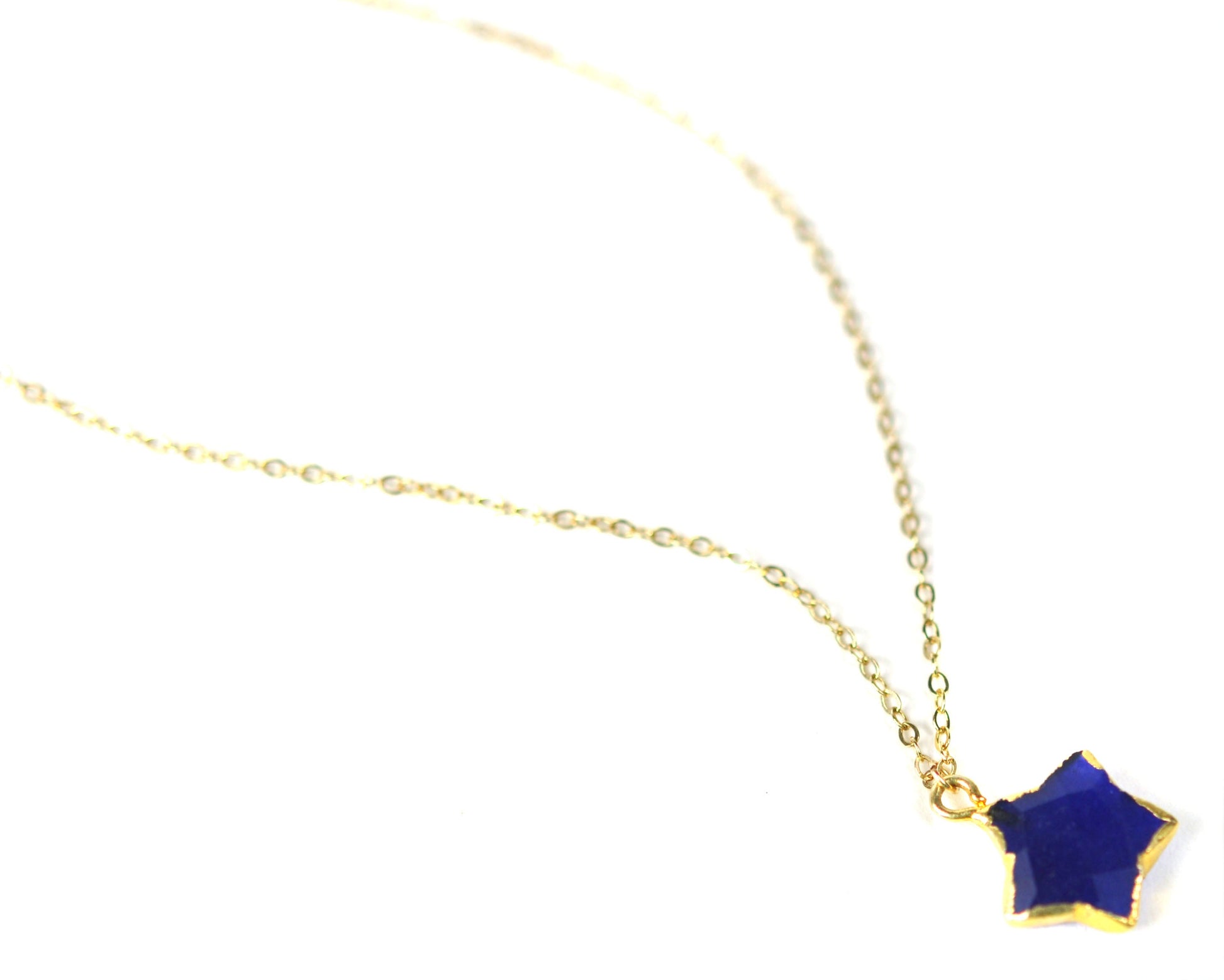Lapis Lazuli Star Necklace - One Color / One Size - Jewelry & Accessories - Necklaces & Pendants