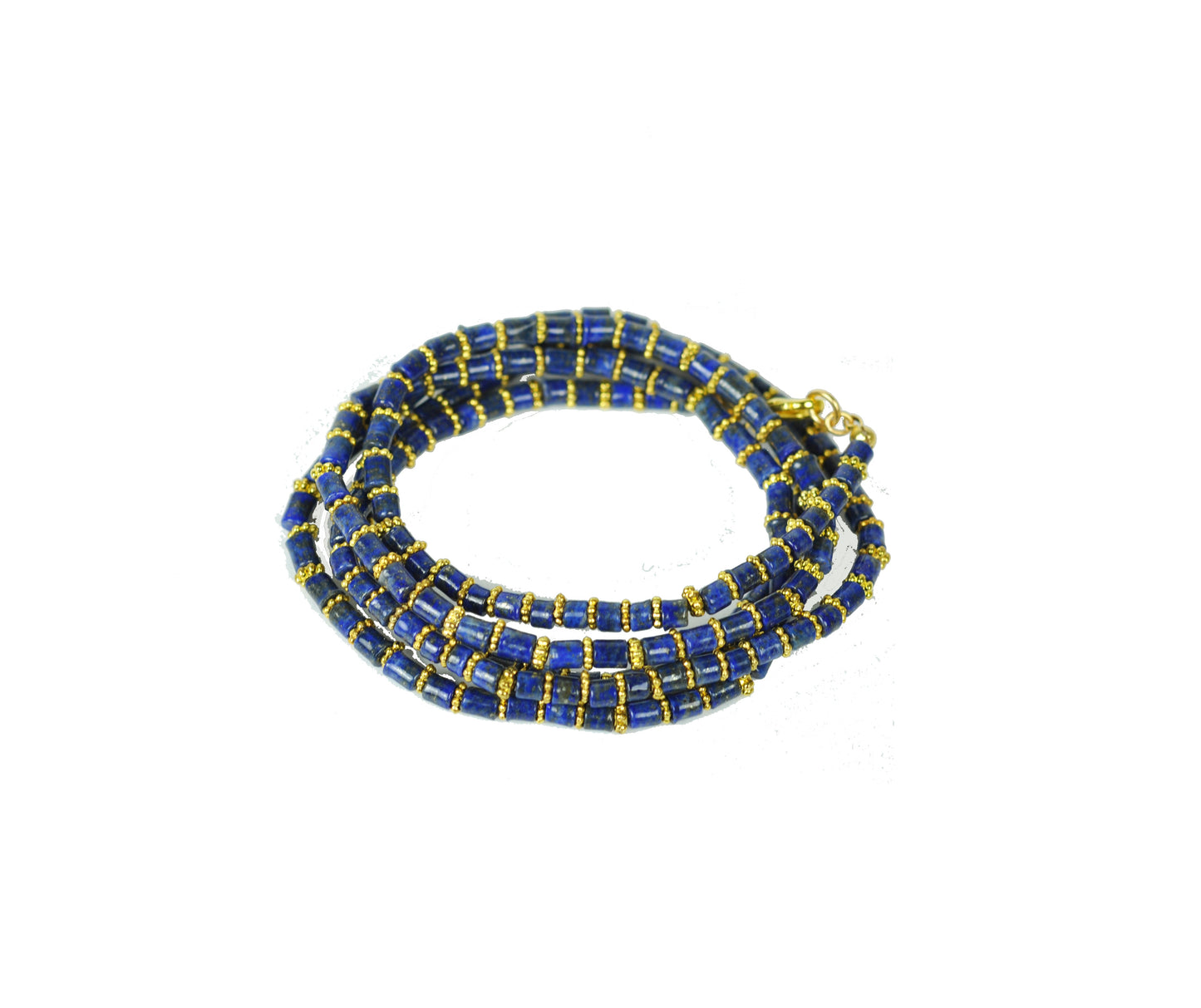 Lapis Lazuli Wrap Bracelet - One Color / One Size - Jewelry & Accessories