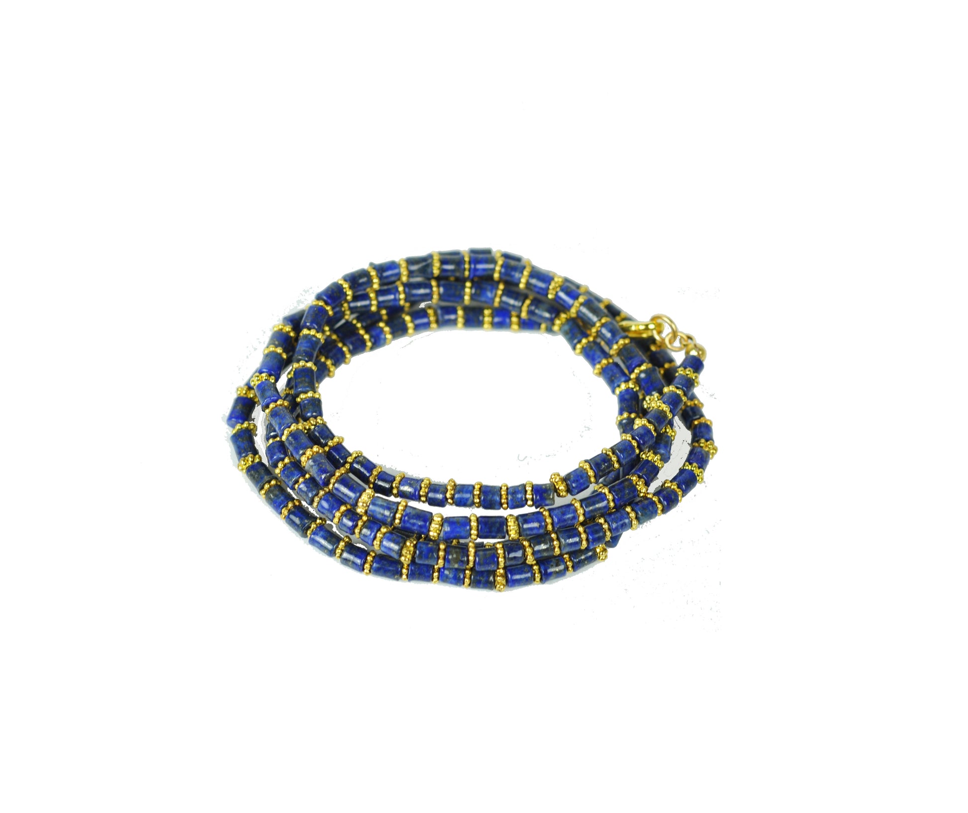 Lapis Lazuli Wrap Bracelet - One Color / One Size - Jewelry & Accessories