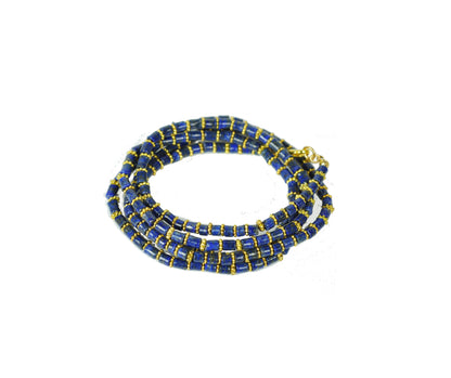 Lapis Lazuli Wrap Bracelet - One Color / One Size - Jewelry & Accessories
