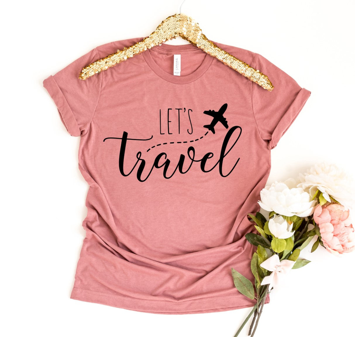 Lets Travel T-Shirt - Women’s Fashion - Women’s Clothing - Tops & Tees - T-Shirts