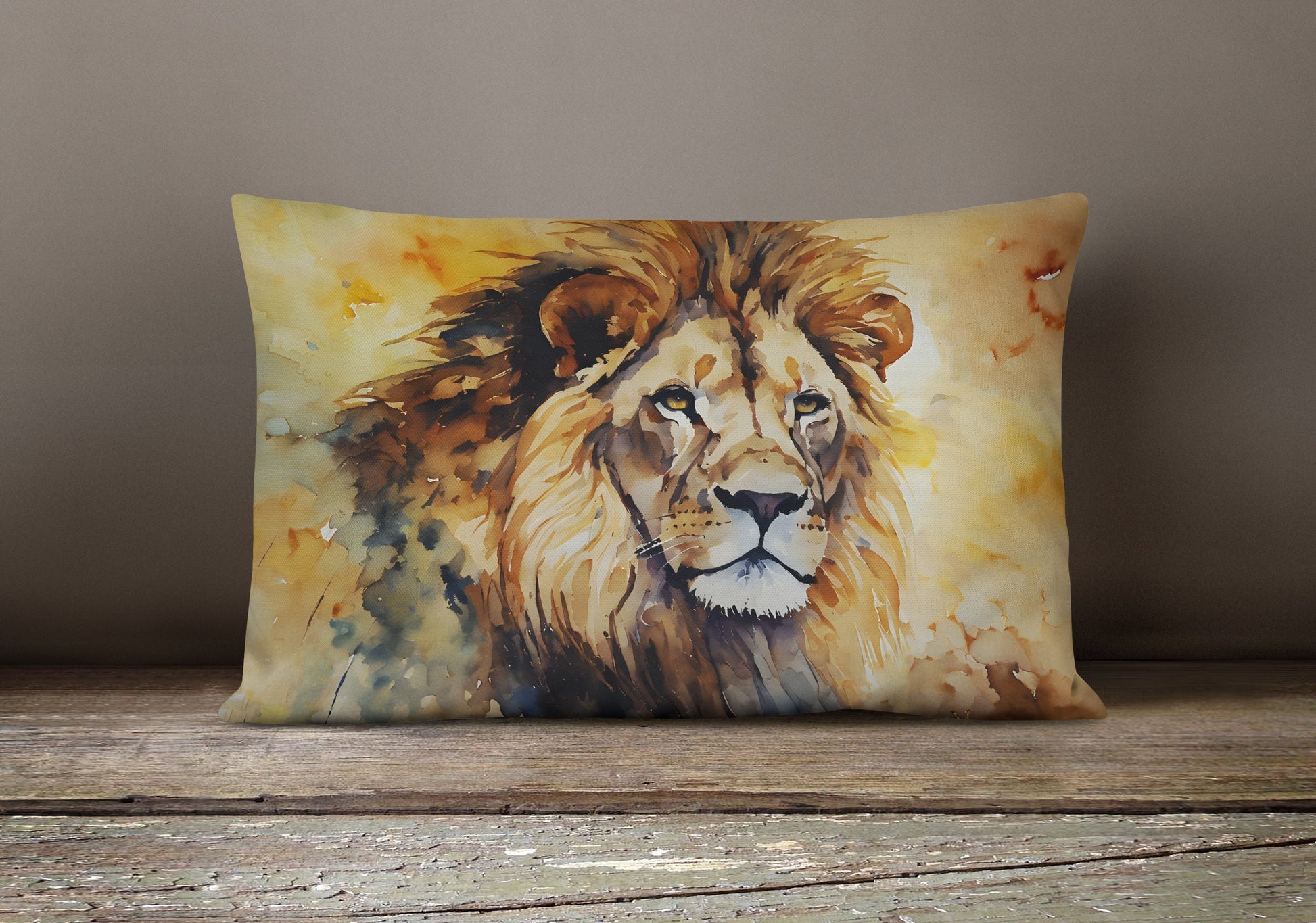 Lion Throw Pillow - One Color / One Size - Home & Garden - Home Textile - Pillows