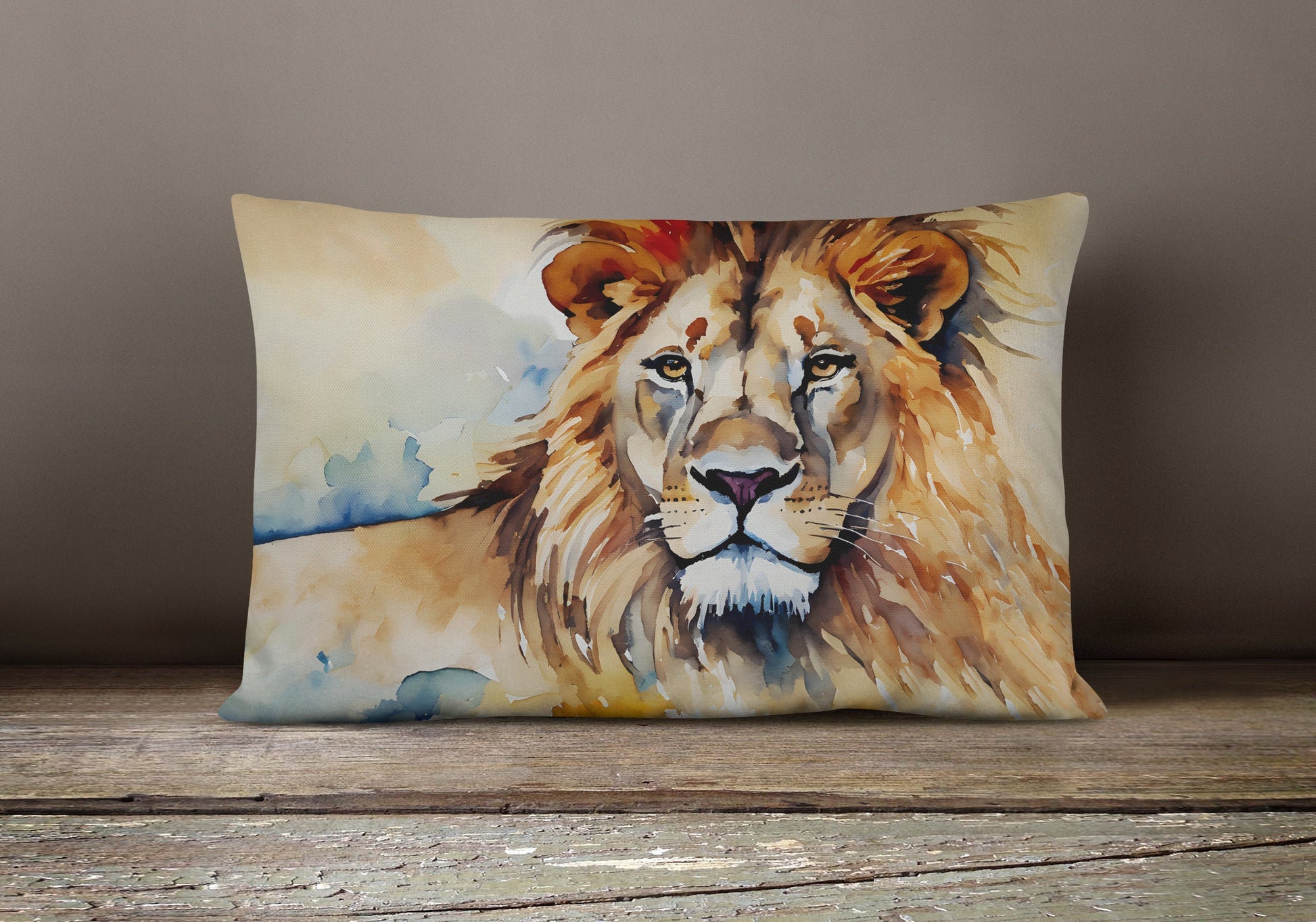 Lion Throw Pillow - One Color / One Size - Home & Garden - Home Textile - Pillows