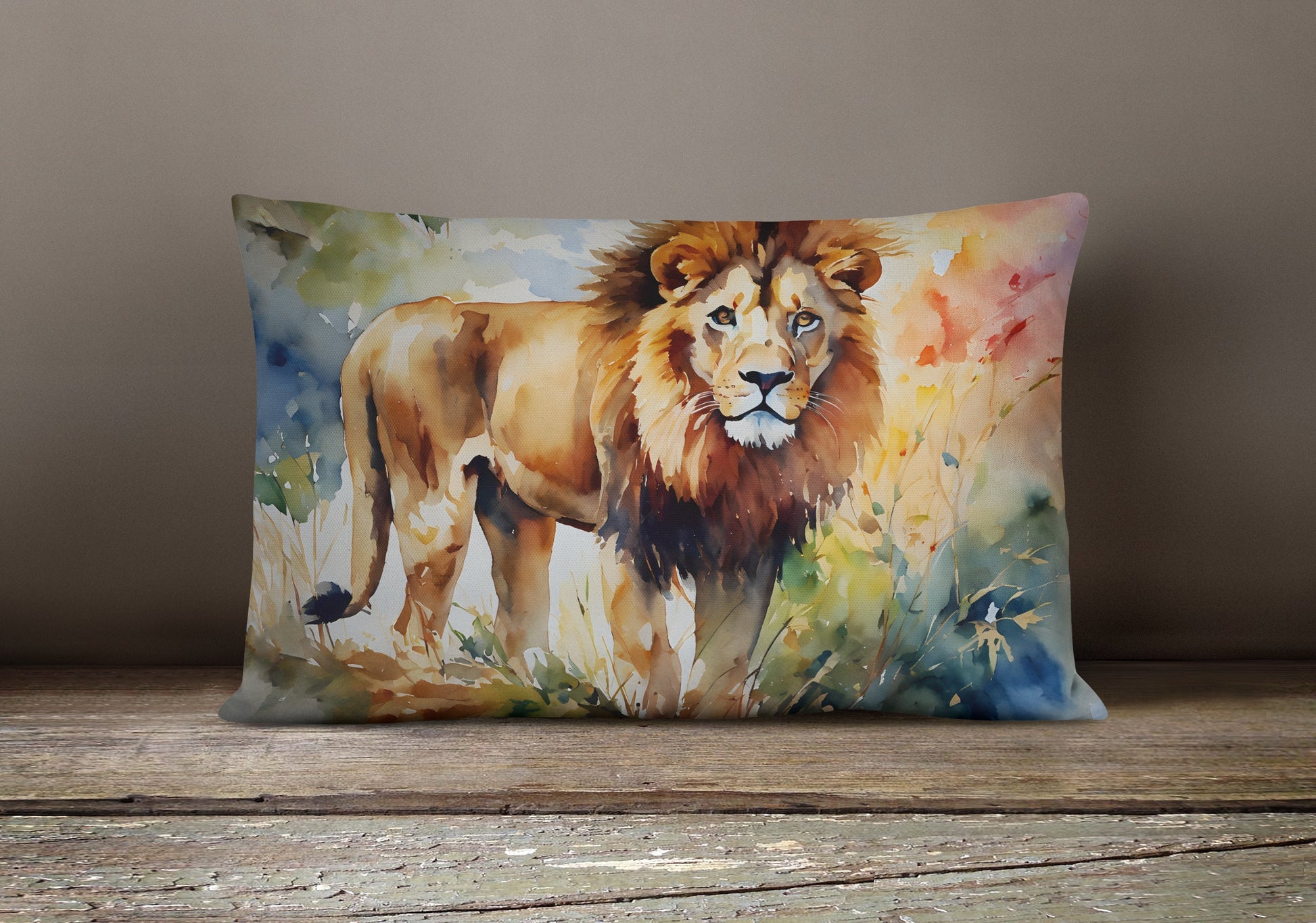 Lion Throw Pillow - One Color / One Size - Home & Garden - Home Textile - Pillows