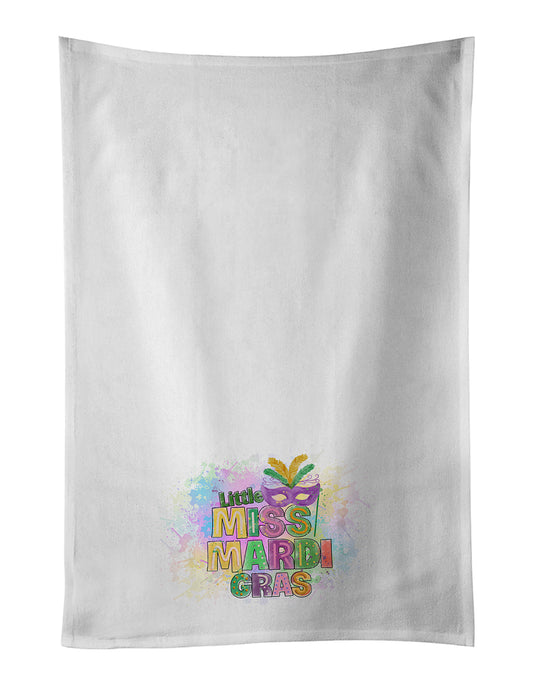 Little Miss Mardi Gras Kitchen Towel Set of 2 - One Color / One Size - Home & Garden - Home Textile - Towels