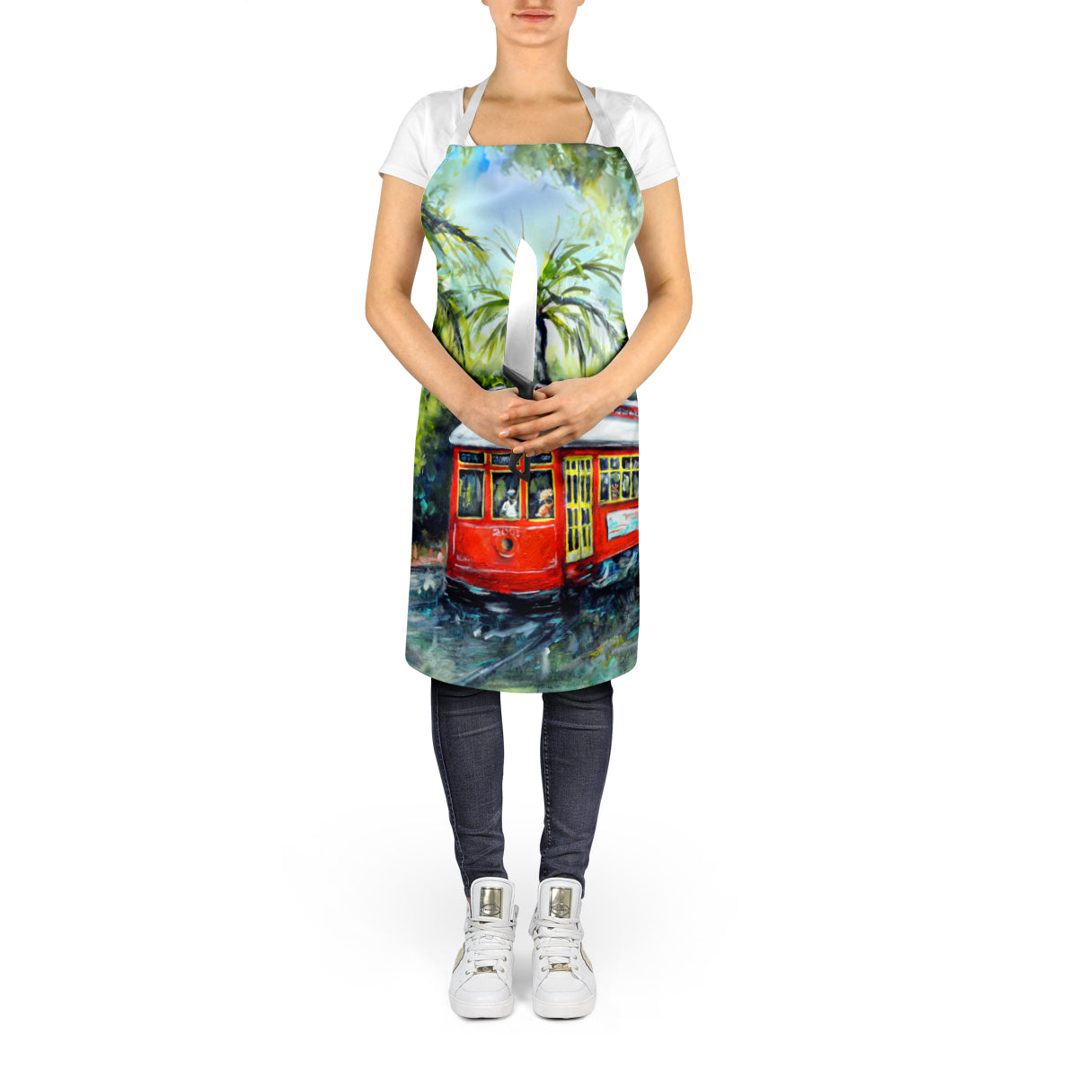 Little Red Street Car Apron - One Color / One Size - Home & Garden - Kitchen Dining & Bar - Table Decoration &